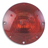 7" Warning Light with Connector Red