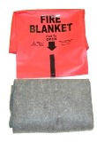 Fire Blanket with Storage Pouch
