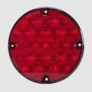 700 Series 7" Round Red Warning, 2 Wire