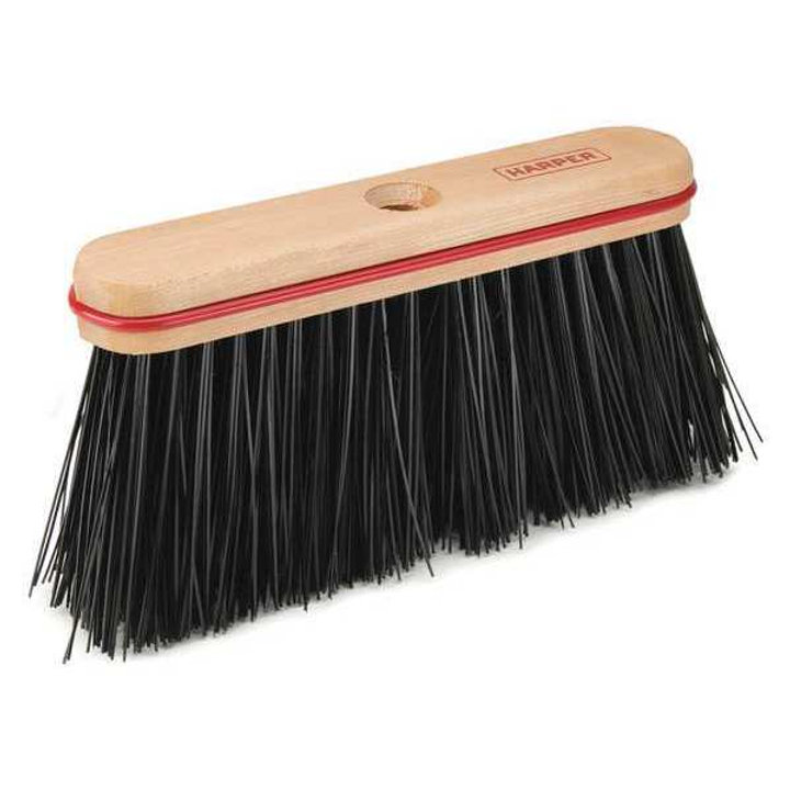 9" Hardwood Push Broom - Stiff Bristle