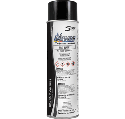 Extreme High Solid Spray Paint - Flat Black