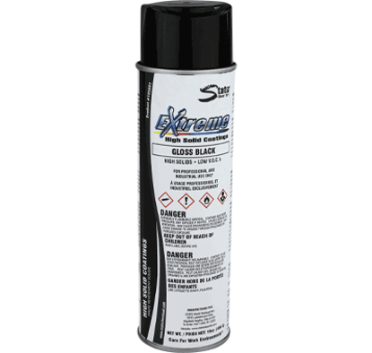 Extreme High Solid Spray Paint - Gloss Black