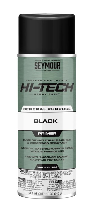 Hi-Tech Primer—Black, 12 oz