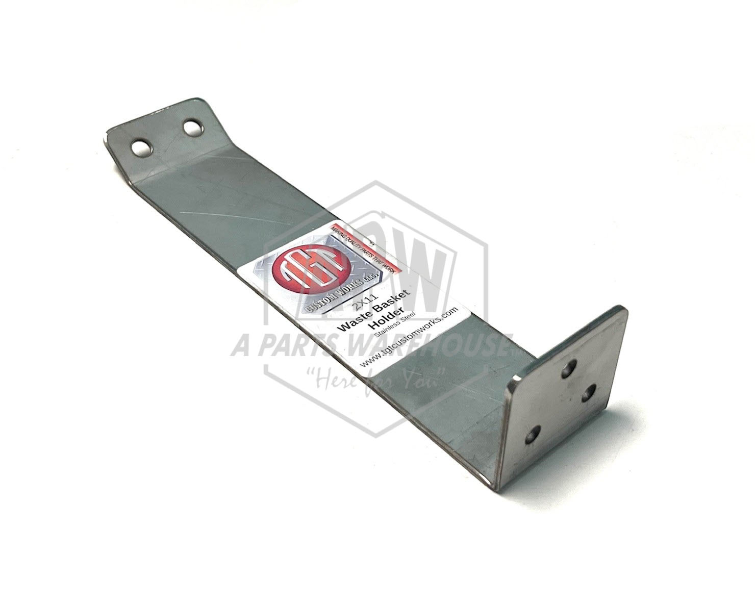 Waste Basket Holder, Stainless Steel