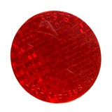 Stick-On Tape Reflector Red