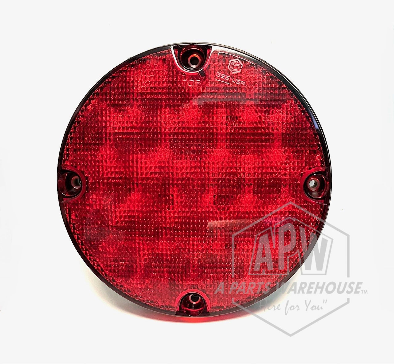 7" Overhead Warning Light LED Red, 2 Wire