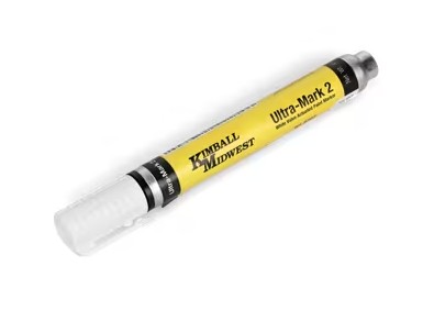 White Ultra-Mark™ 2 Valve-Actuated Paint Marker