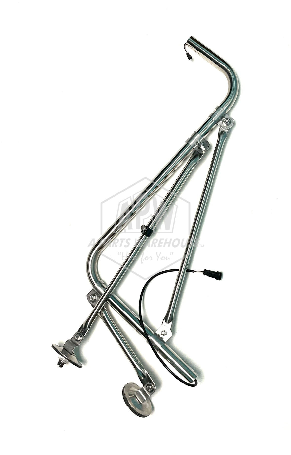 Blue Bird Crossview Arm Assembly, Driver Side, STAINLESS