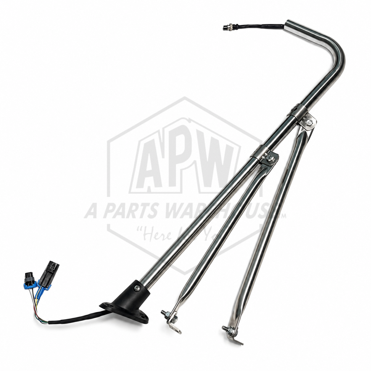 Crossview Mirror Arm Assembly, C2 2024+, Driver Side, Heated, Stainless Steel