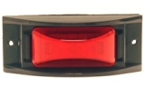 LED Clearance Marker Light with Mounting Guard Red