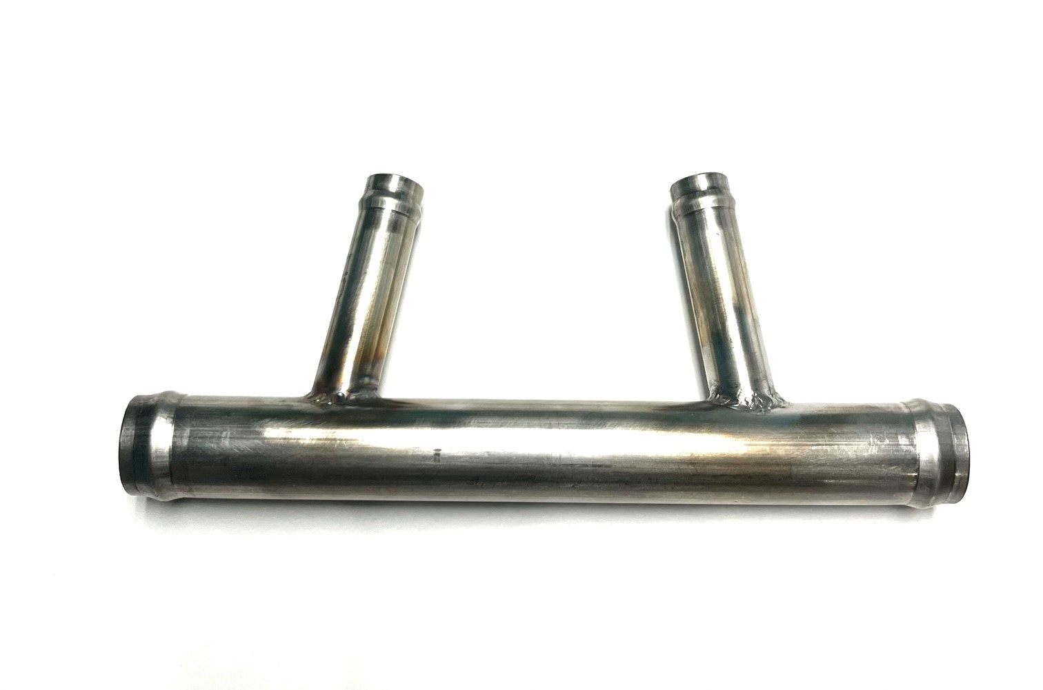 Stainless Dual T Hose Connector 1" OD to 5/8"