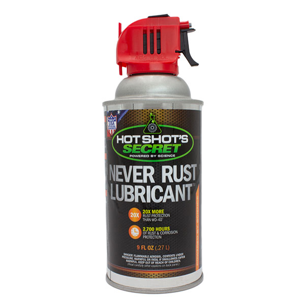 Hot Shot's Never Rust Lubricant, 9oz Aerosol