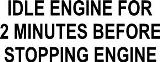 Idle Engine For, 2 Minutes Before, Stopping Engine