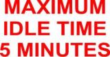 Maximum, Idle Time, 5 Minutes