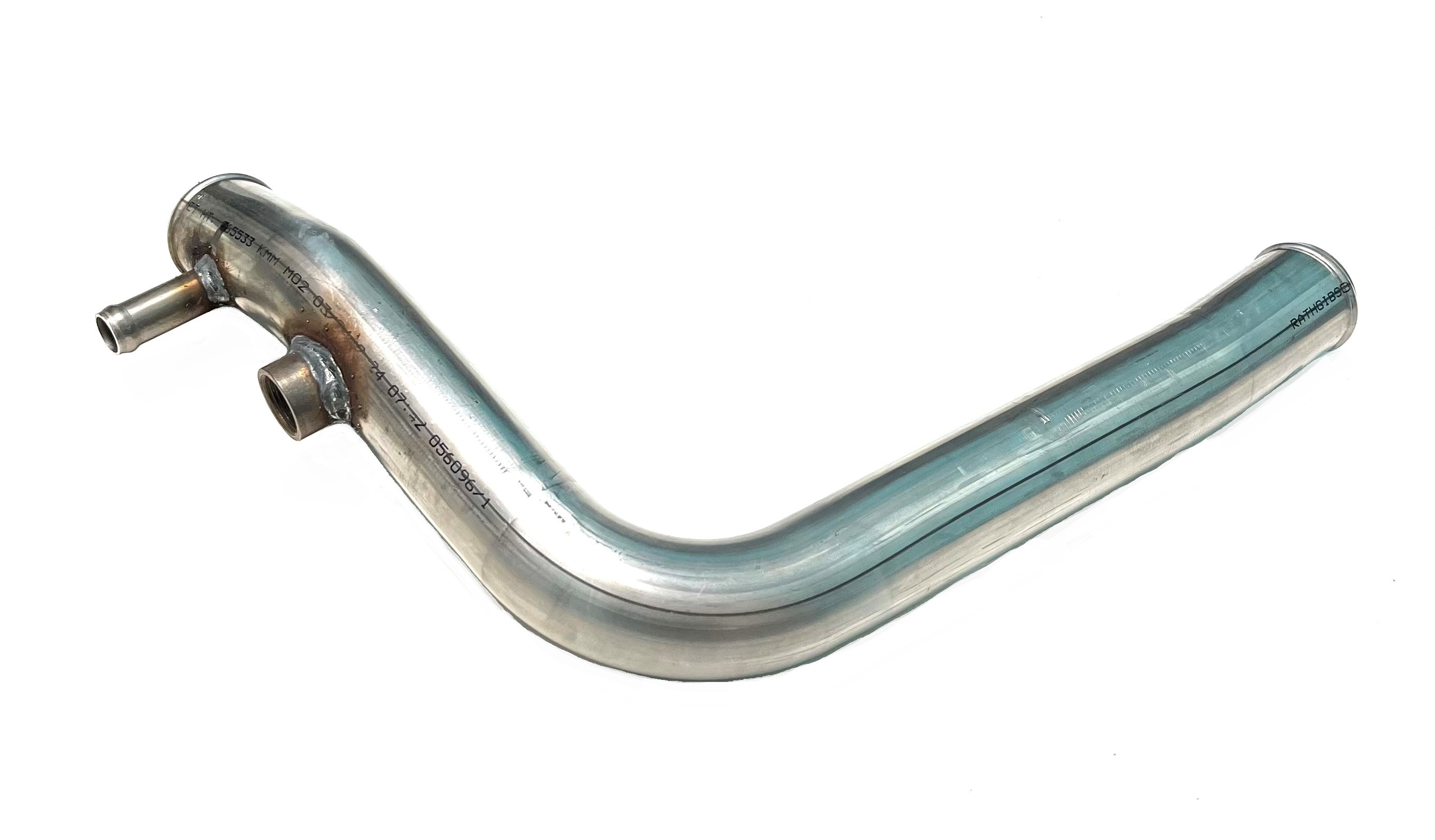 Lower Coolant Tube, 2" Diameter, Stainless Steel