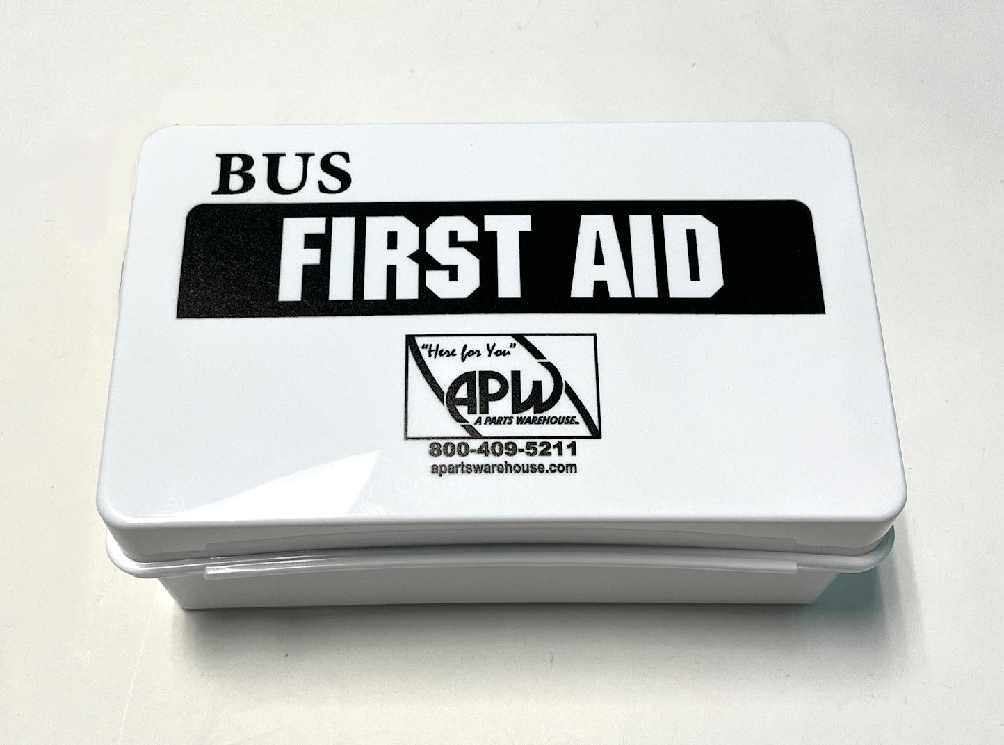 First Aid Kit White Poly BOX ONLY